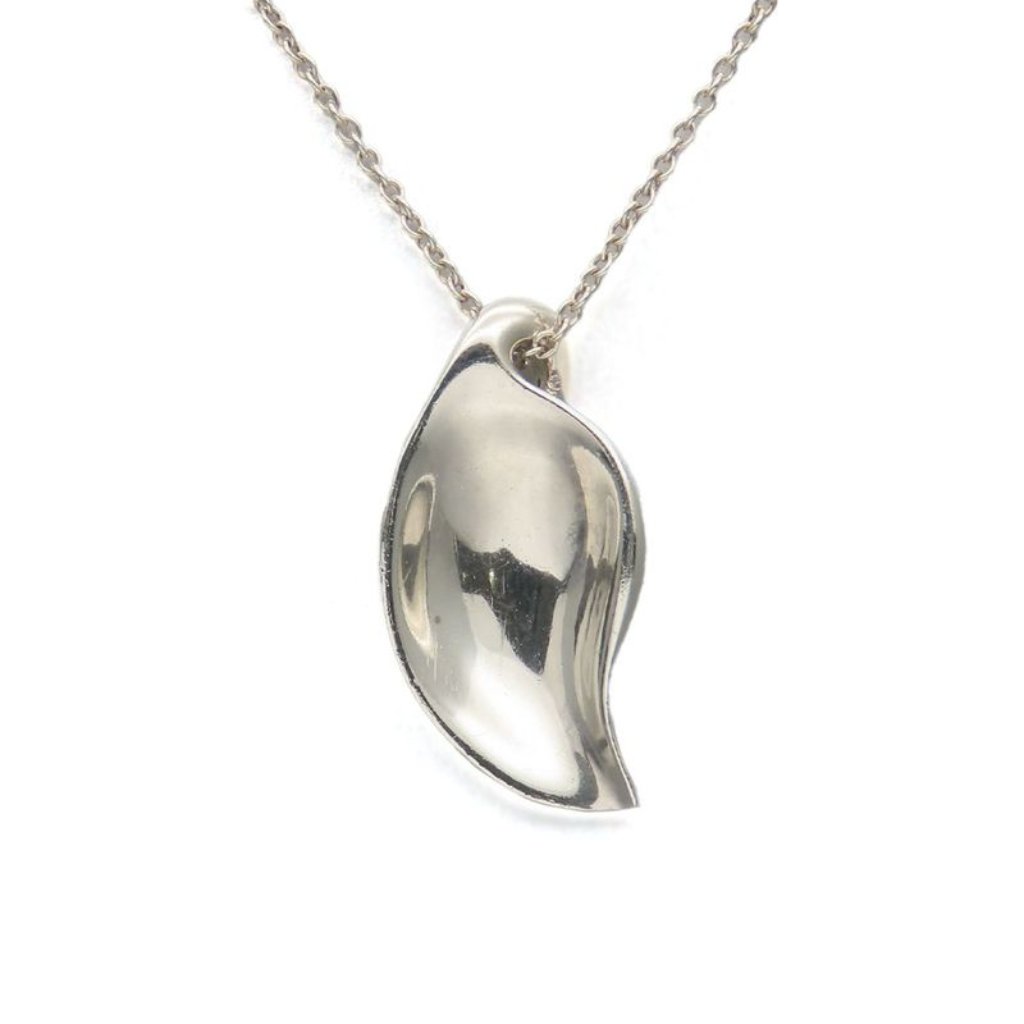 Tiffany & Co Necklace Leaf Motif 925 Silver Approx 3.4 G Silver Elsa Peretti